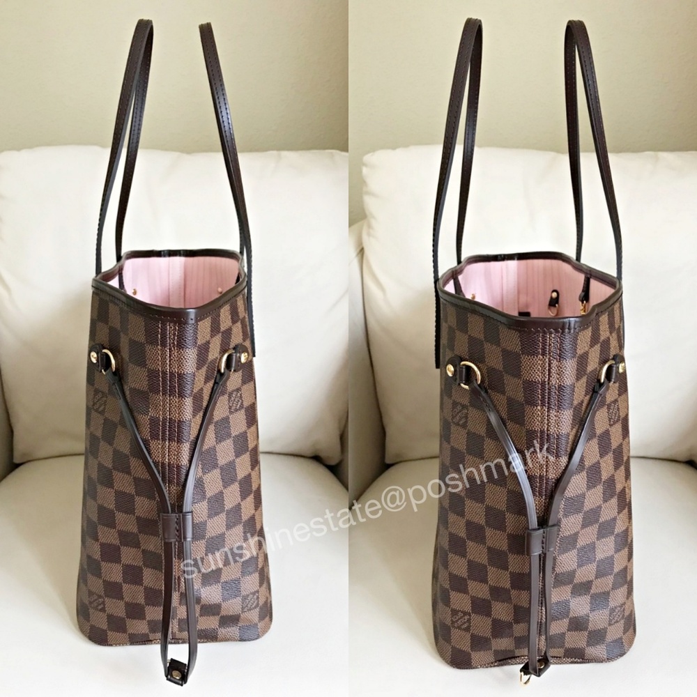 2018 Louis Vuitton Neverfull MM Rose Ballerine bag - Picture 5 of 5